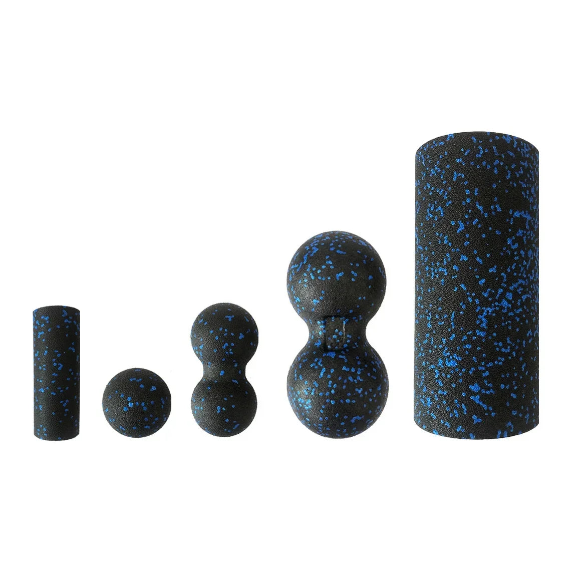 Fitness Yoga Roller EPP 5 In 1 Foam Roller Set For Deep Tissue Massage And Exercise, Neck Back Leg Arm Feet Muscles Recovery