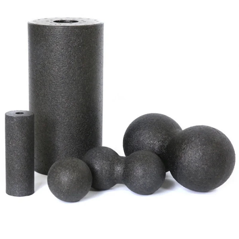 Fitness Yoga Roller EPP 5 In 1 Foam Roller Set For Deep Tissue Massage And Exercise, Neck Back Leg Arm Feet Muscles Recovery