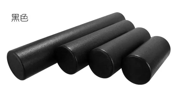 30 45 60CM Pilates Foam Roller Black Yoga Foam Roller Exercise Equipment Massage Roller Body For Women/Men