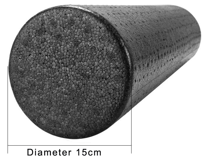 30 45 60CM Pilates Foam Roller Black Yoga Foam Roller Exercise Equipment Massage Roller Body For Women/Men