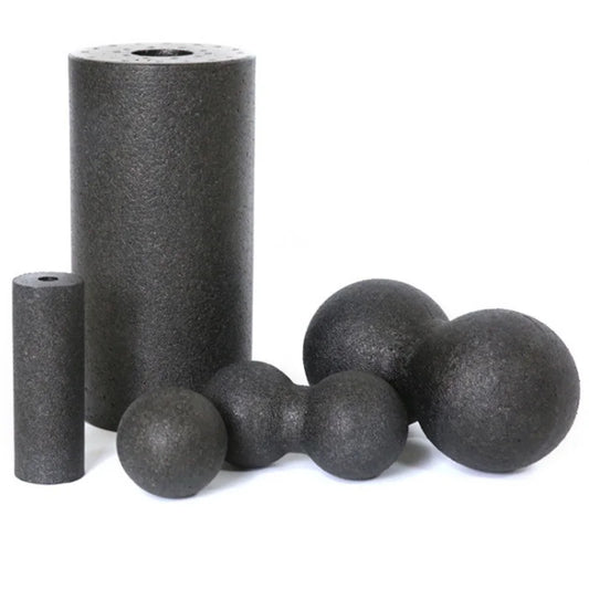 Fitness Yoga Roller EPP 5 In 1 Foam Roller Set For Deep Tissue Massage And Exercise, Neck Back Leg Arm Feet Muscles Recovery